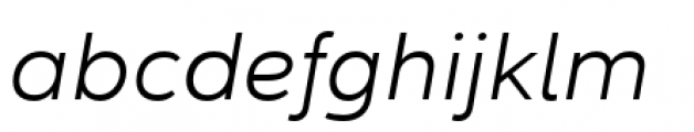 Yorkten Extended Light Italic Font LOWERCASE