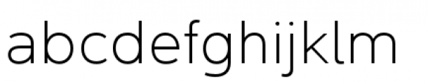 Yorkten Extended Thin Font LOWERCASE