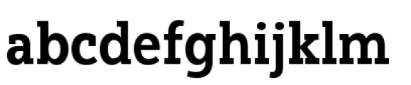 Yorkten Slab Condensed Bold Font LOWERCASE