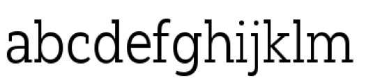 Yorkten Slab Condensed Light Font LOWERCASE
