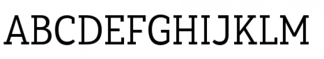 Yorkten Slab Condensed Regular Font UPPERCASE