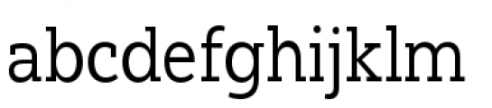 Yorkten Slab Condensed Regular Font LOWERCASE