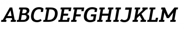 Yorkten Slab Extended Bold Italic Font UPPERCASE