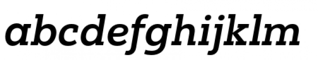 Yorkten Slab Extended Bold Italic Font LOWERCASE