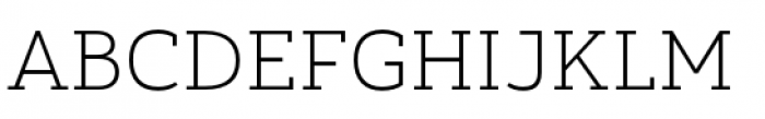 Yorkten Slab Extended Thin Font UPPERCASE