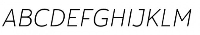 Yorkten Thin Italic Font UPPERCASE