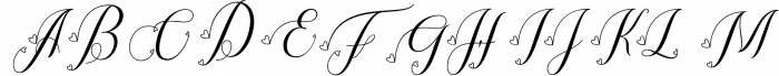 Young Angel Calligraphy Font 1 Font UPPERCASE