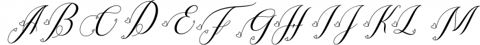 Young Angel Calligraphy Font 2 Font UPPERCASE