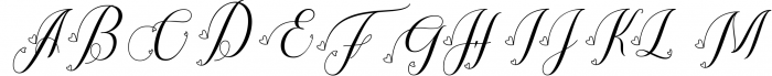 Young Angel Calligraphy Font 7 Font UPPERCASE