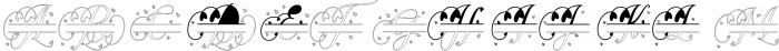 Young Angel Calligraphy Font 9 Font UPPERCASE