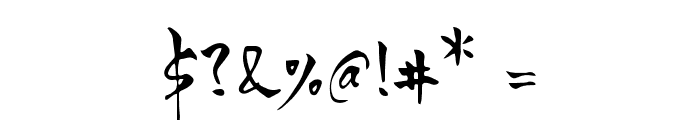 YOZAKURA-Regular Font OTHER CHARS