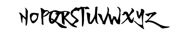 YOZAKURA-Regular Font UPPERCASE
