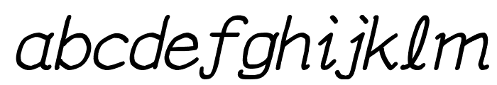 YOzFontP97 Italic Font LOWERCASE