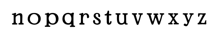 Yohshi Normal Font LOWERCASE
