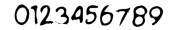 Yoko Ink Scratchy Font OTHER CHARS