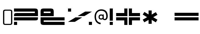YonderRecoil-Regular Font OTHER CHARS