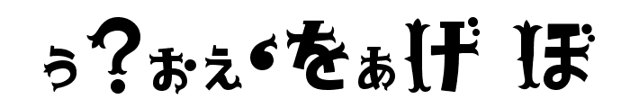 YonimofushiginaHR Font OTHER CHARS