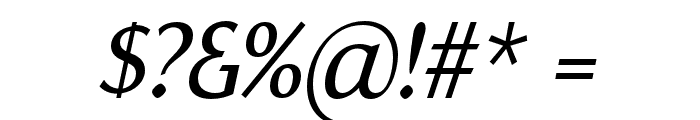 YorkieDEMO-LightItalic Font OTHER CHARS