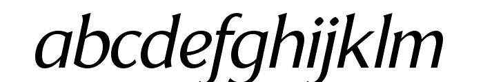 YorkieDEMO-LightItalic Font LOWERCASE