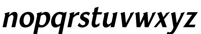 YorkieDEMO-MediumItalic Font LOWERCASE