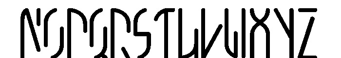 You Regular Font LOWERCASE