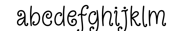 Young Daughter Font LOWERCASE