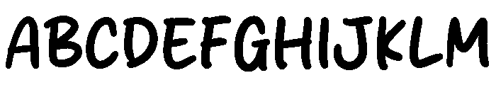 Young Kids Font UPPERCASE