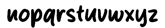 Young Kids Font LOWERCASE
