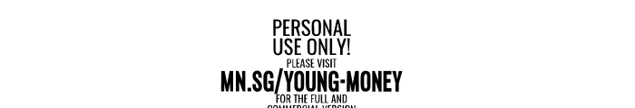 Young Money PERSONAL USE Regular Font OTHER CHARS