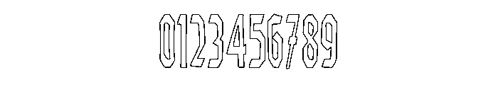 Young Painter Outline Font OTHER CHARS