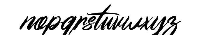 YoungBloodSolidFree Font LOWERCASE