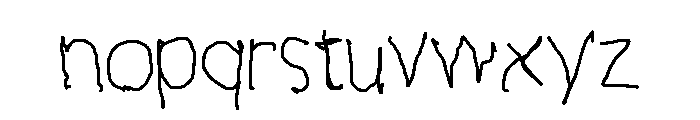 YoungWriter Font LOWERCASE