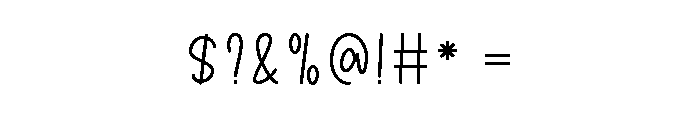 Your Dream1 Font OTHER CHARS