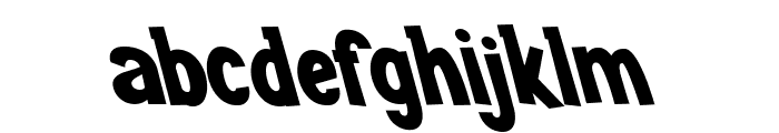 Youth wright Oblique Font LOWERCASE