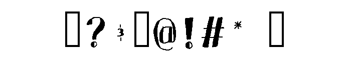 yomom Font OTHER CHARS