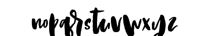 youarestranger Font LOWERCASE