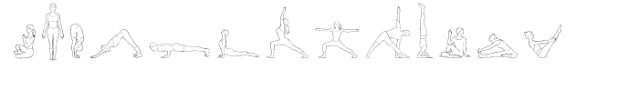 Yoga Studio Regular Font LOWERCASE