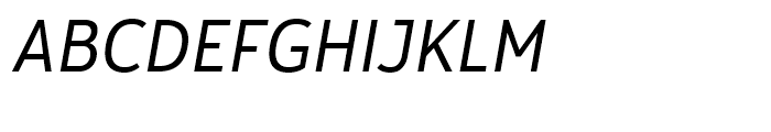 Yorkten Cond Regular Italic Font UPPERCASE