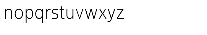 Yorkten Cond Thin Font LOWERCASE