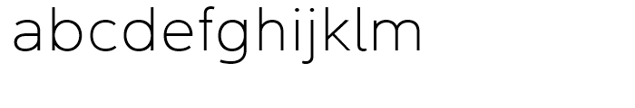 Yorkten Ext Thin Font LOWERCASE