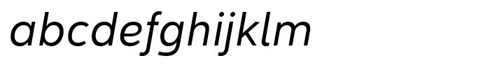 Yorkten Norm Regular Italic Font LOWERCASE