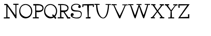 Yourz Truly Regular Font UPPERCASE