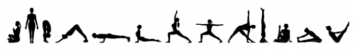Yoga Studio Regular Font UPPERCASE
