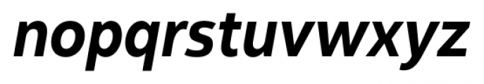 Yorkten Condensed Demi Italic Font LOWERCASE