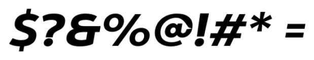 Yorkten Extended ExtraBold Italic Font OTHER CHARS