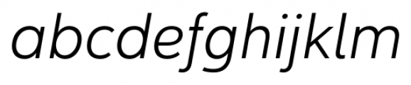 Yorkten Light Italic Font LOWERCASE