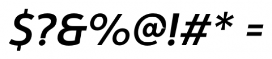 Yorkten Medium Italic Font OTHER CHARS