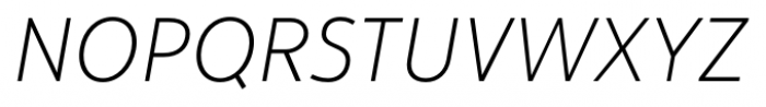 Yorkten Thin Italic Font UPPERCASE