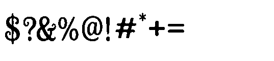 Yodia Mangesti Font OTHER CHARS