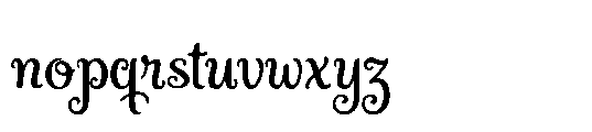 Yodia Mangesti Font LOWERCASE